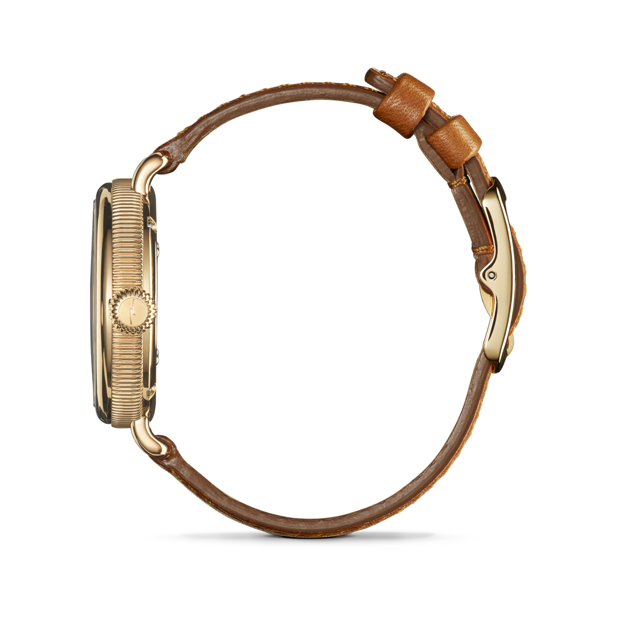 Shinola Birdy Moon Phase White watch detail