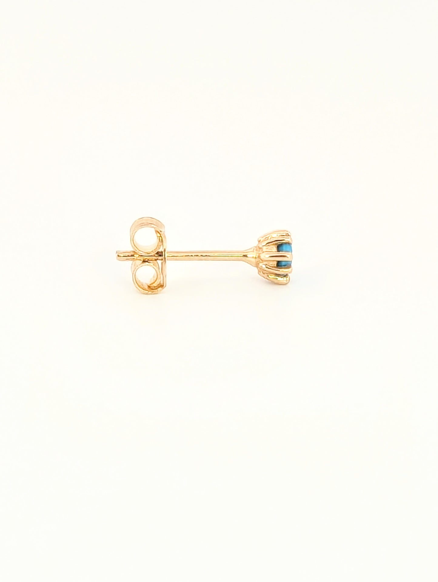 Turquoise & Gold Earrings