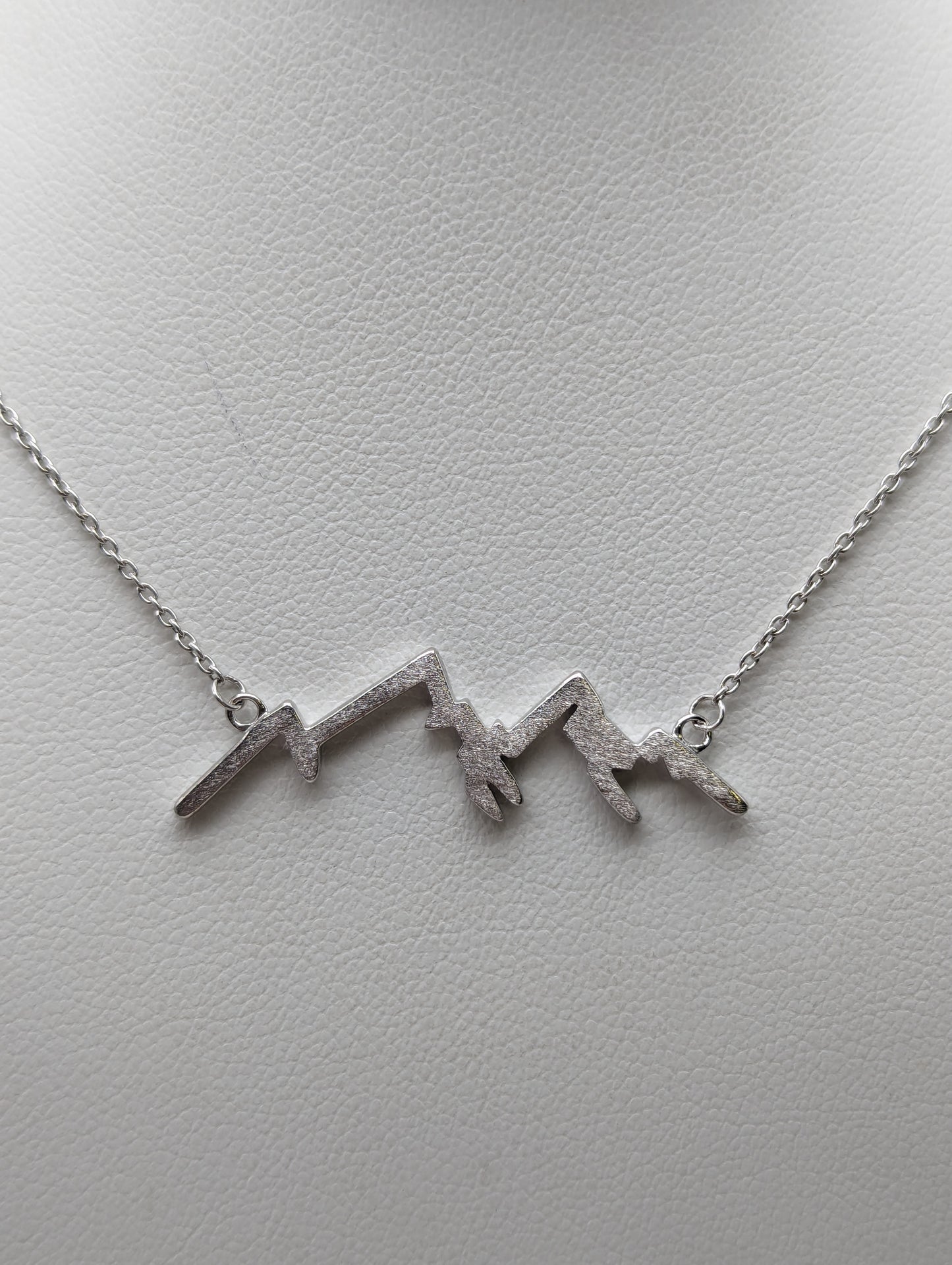 Reversible Mountain Silhouette Necklace