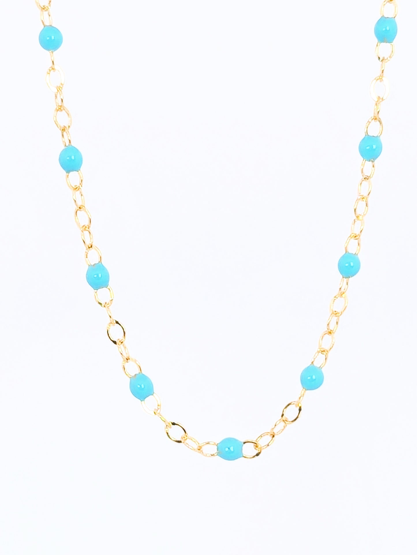 Enamel Turquoise Necklace