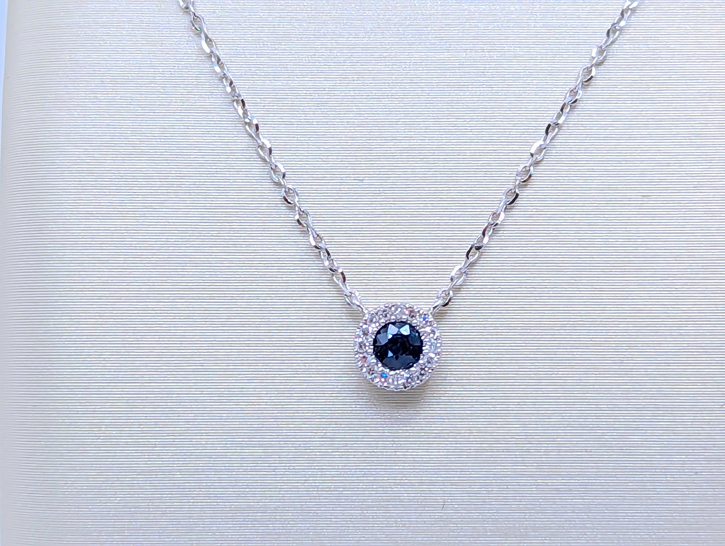 Sapphire and Diamond Pendant