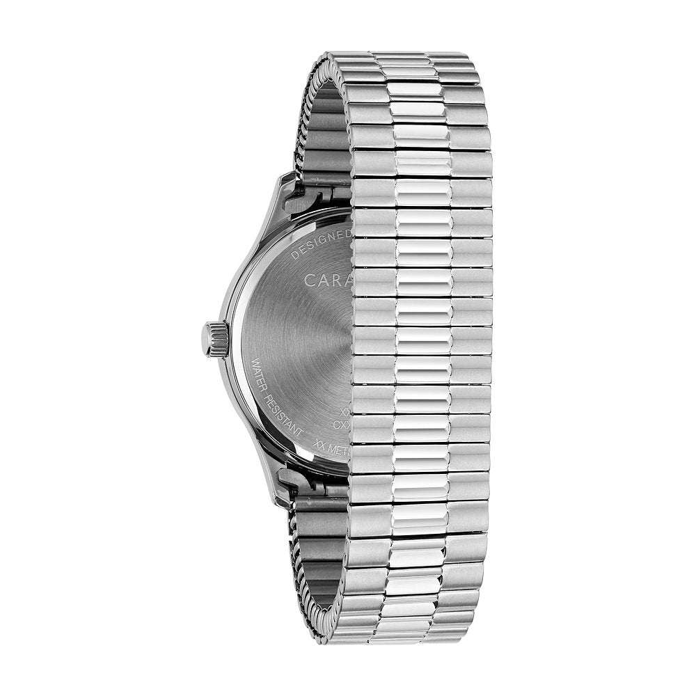 Caravelle 24-hour Mens Stainless Steel