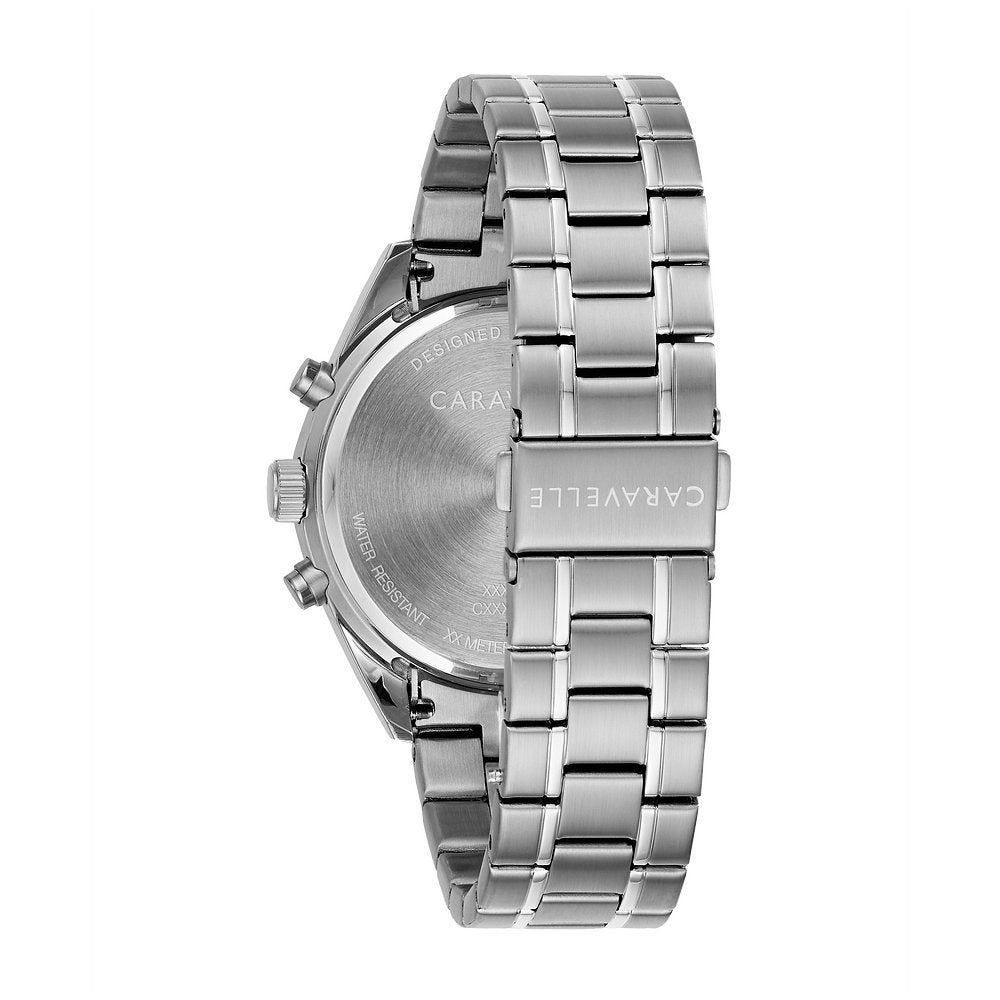 Caravelle Sport Mens Stainless Steel