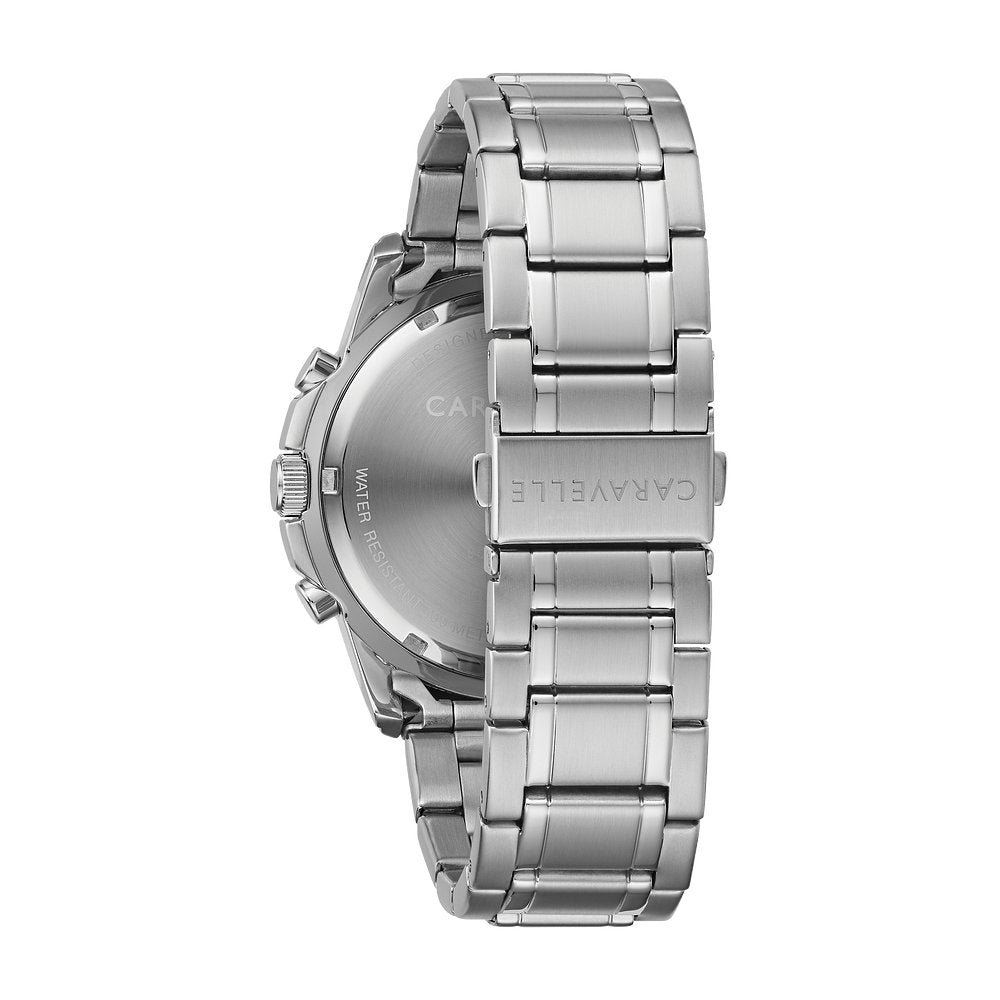 Caravelle Land Sport Mens Stainless Steel