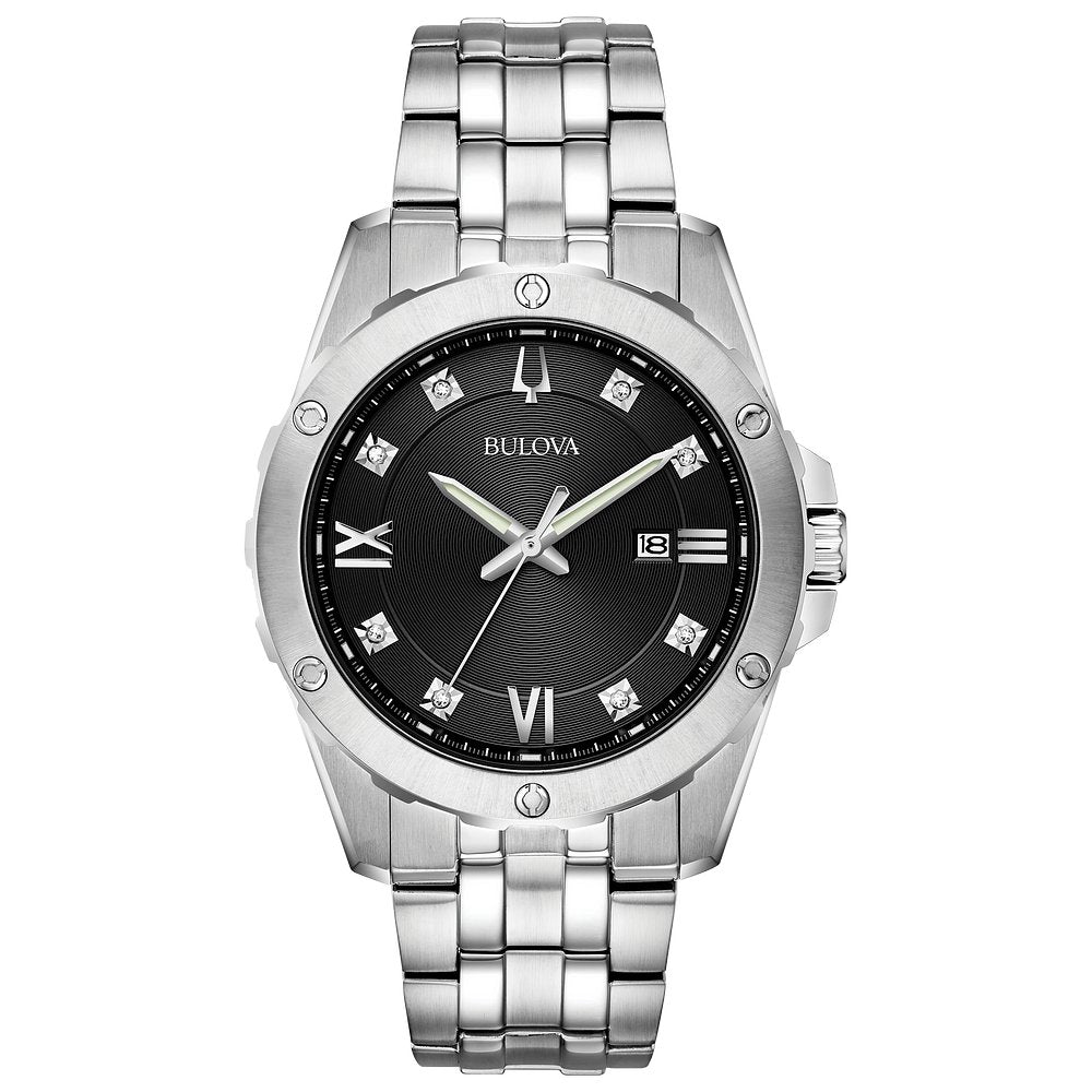 Bulova Series B Mens Stainless Steel