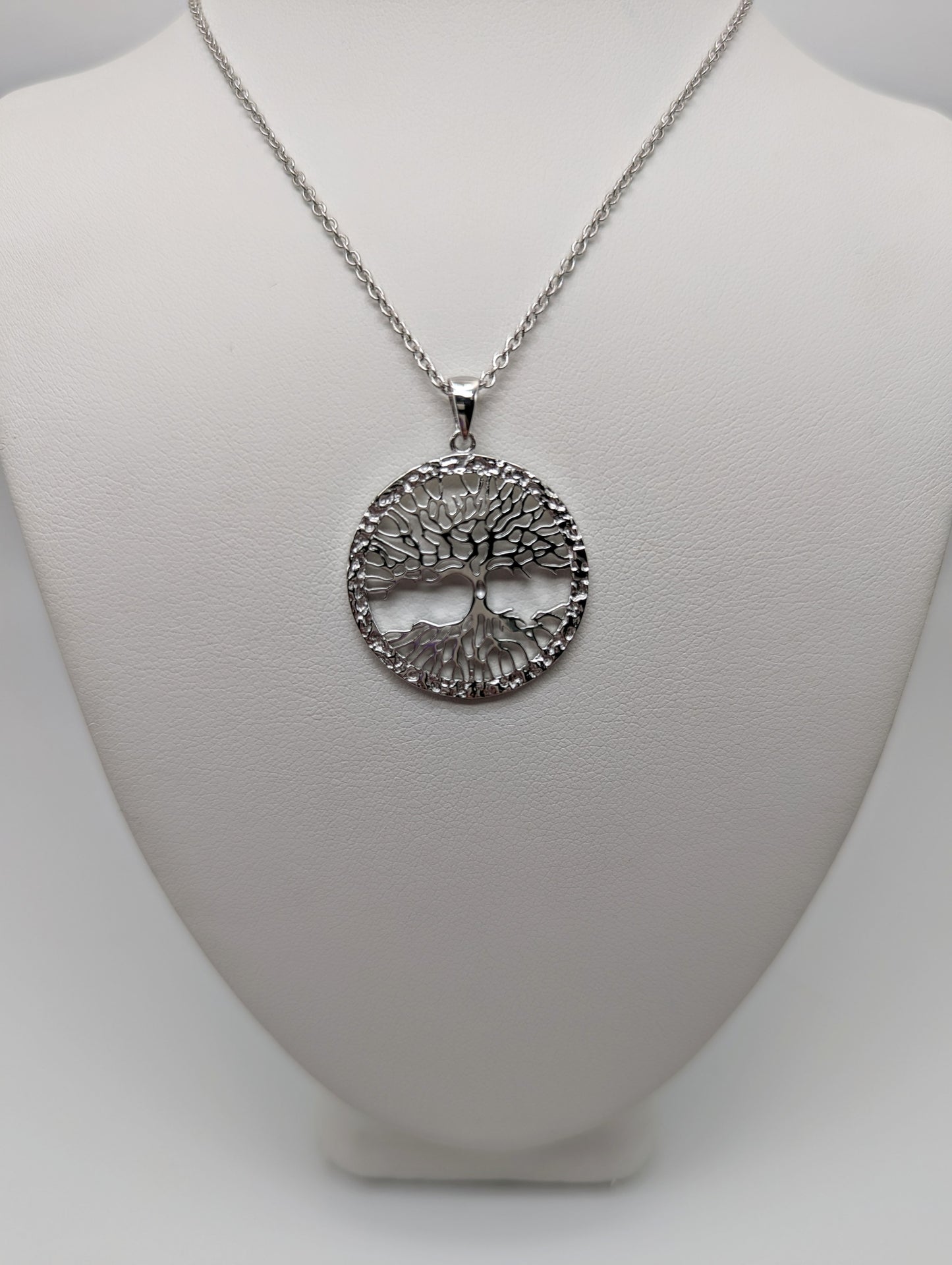 Tree of Life Hammered Edge