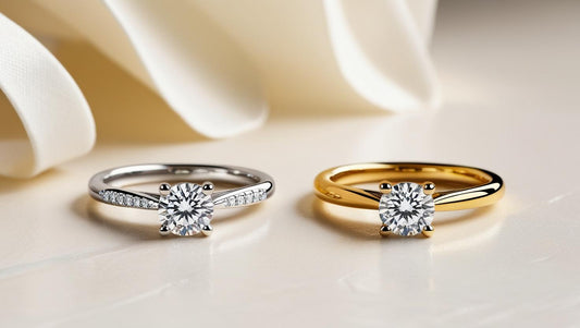 White vs. Yellow Gold in Bridal Jewelry