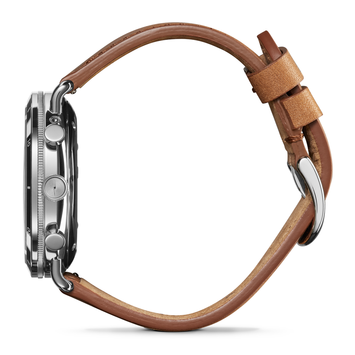 Shinola Canfield Sport Black chronograph caseback