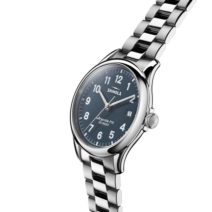 Shinola Vinton 38mm Midnight Blue watch alternate view