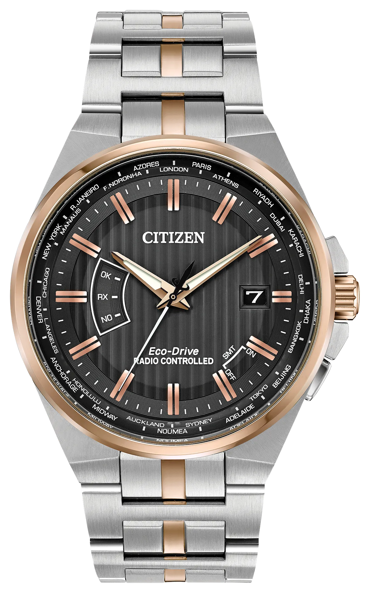 Citizen Men's Eco-Drive World Perpetual A-T Watch CB0166-54H