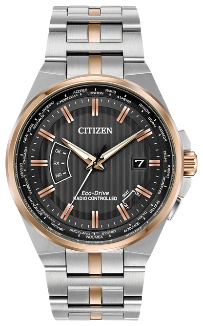 Citizen Men's Eco-Drive World Perpetual A-T Watch CB0166-54H