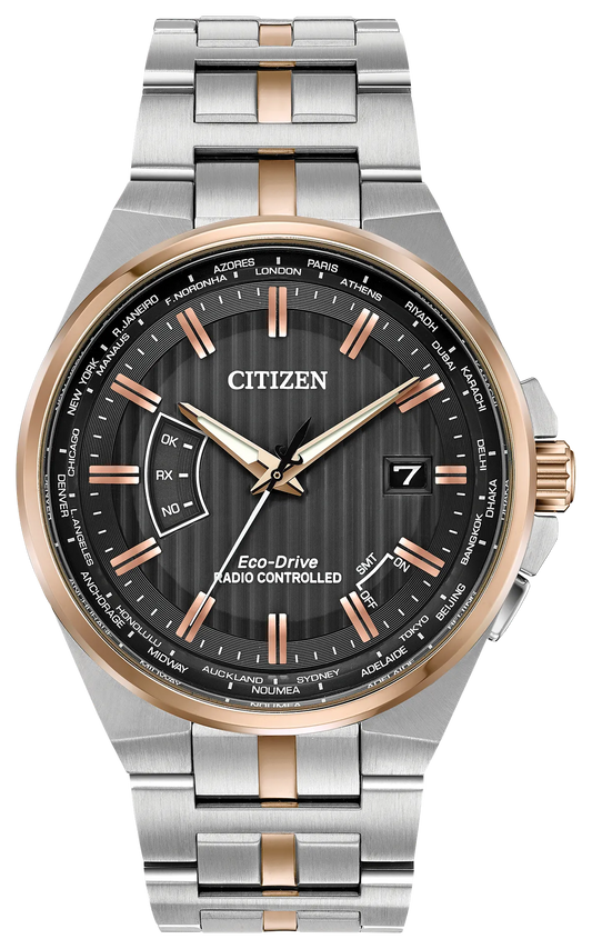 Citizen Men's Eco-Drive World Perpetual A-T Watch CB0166-54H