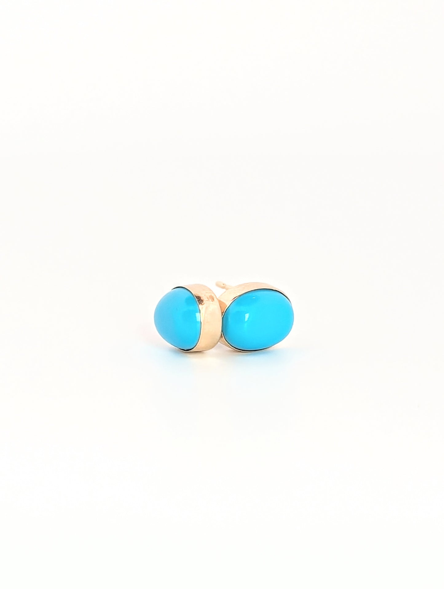 Oval Turquoise Earrings