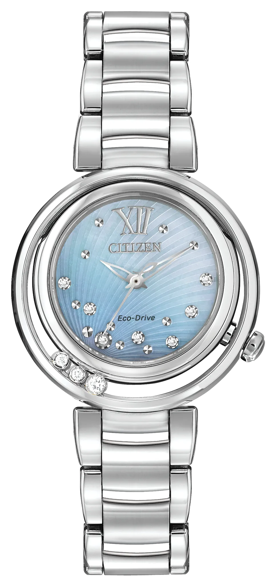 Citizen Ladies' Eco-Drive Sunrise Diamond Mother-of-Pearl Watch EM0320-59D