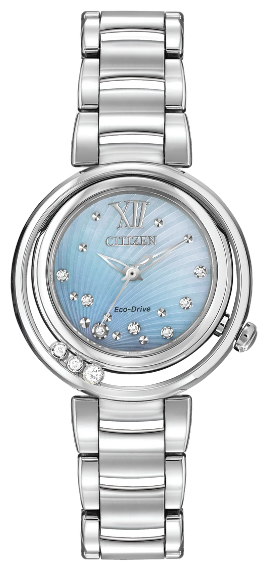 Citizen Ladies' Eco-Drive Sunrise Diamond Mother-of-Pearl Watch EM0320-59D