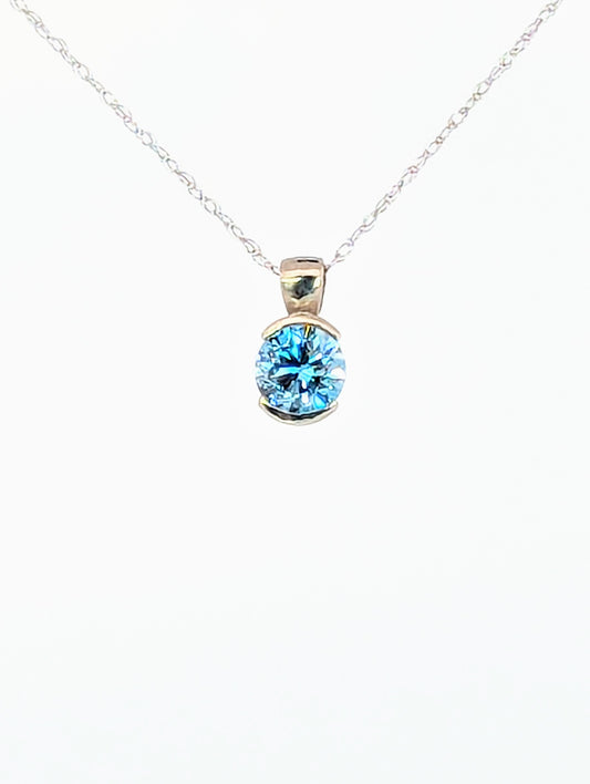 Blue Diamond Pendant