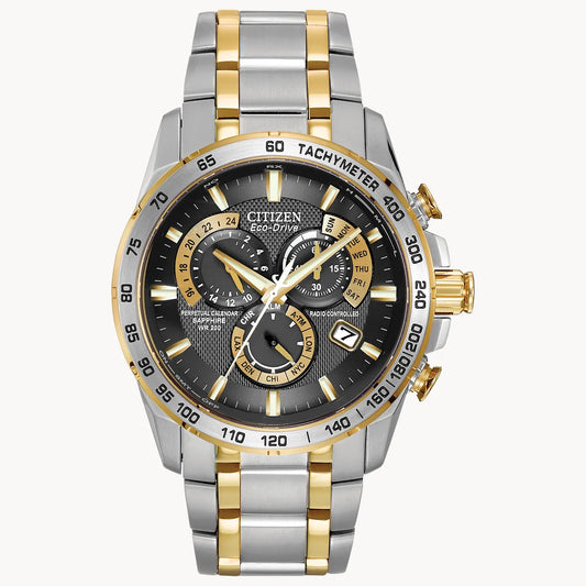 Citizen Men's Eco-Drive PCAT Perpetual Chrono A-T Watch AT4004-52E
