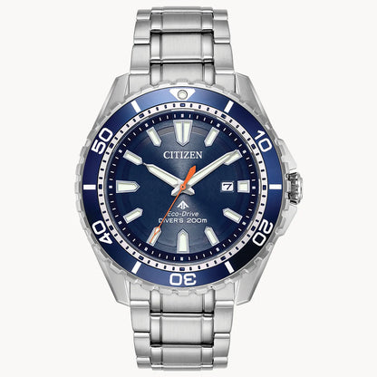 Citizen Men's Eco-Drive Promaster Diver Blue Dial Watch BN0191-55L