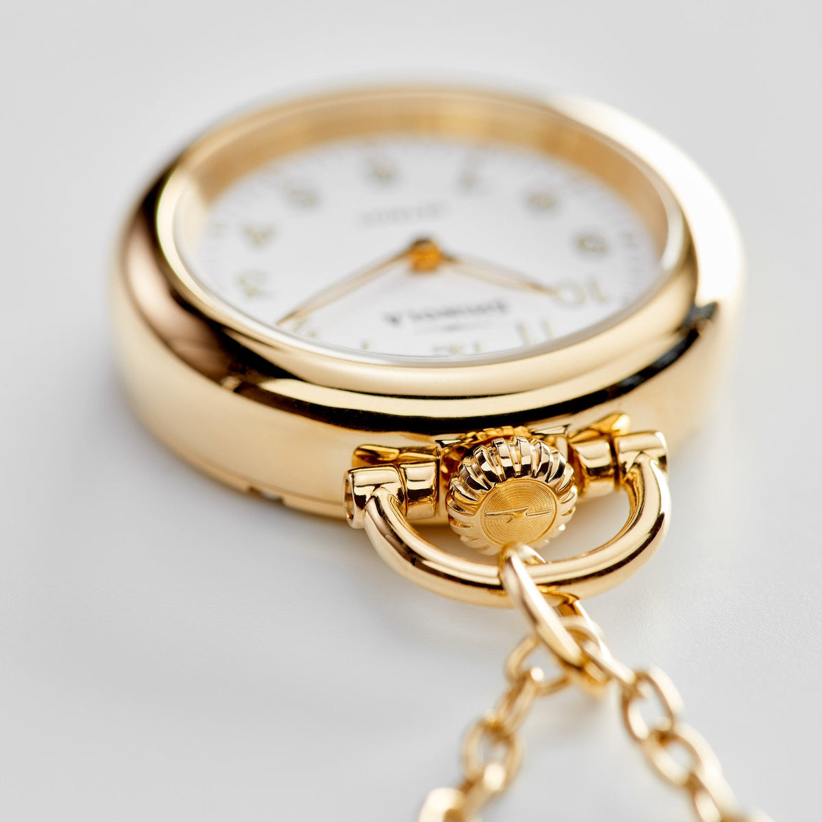 Shinola Runwell watch pendant necklace detail