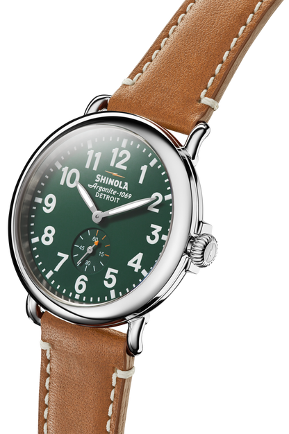 Shinola Runwell 41mm Green watch alternate view