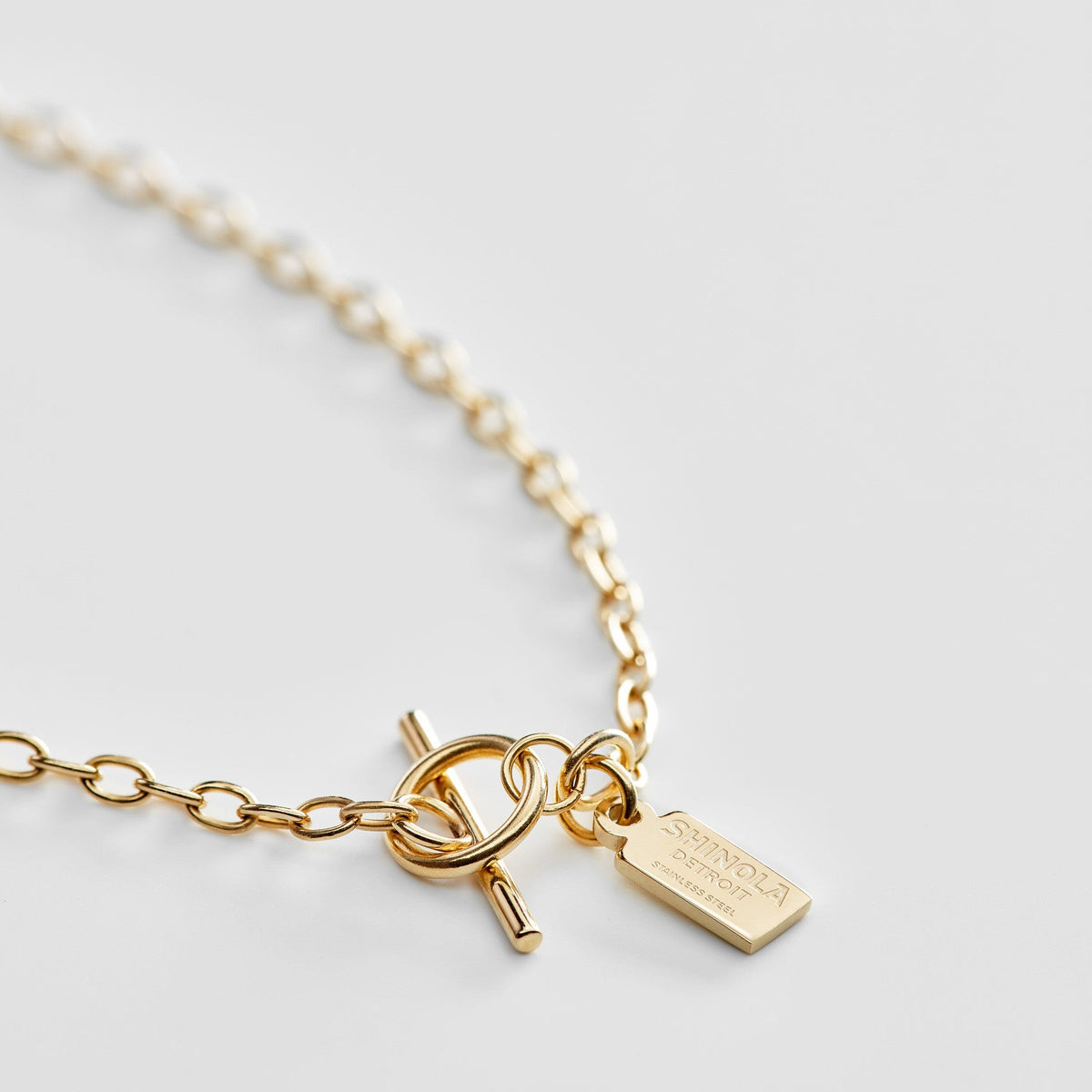 Shinola Runwell watch pendant necklace alternate view