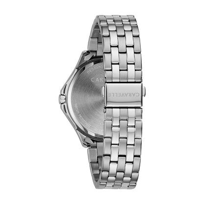 Caravelle Sport Style Mens Stainless Steel