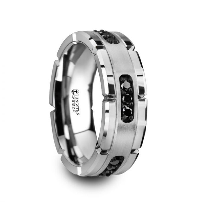 VALOR Grooved Tungsten Ring
