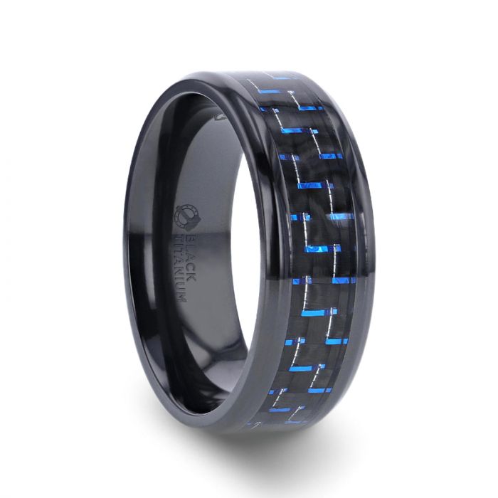 ZAYDEN Black Titanium Ring